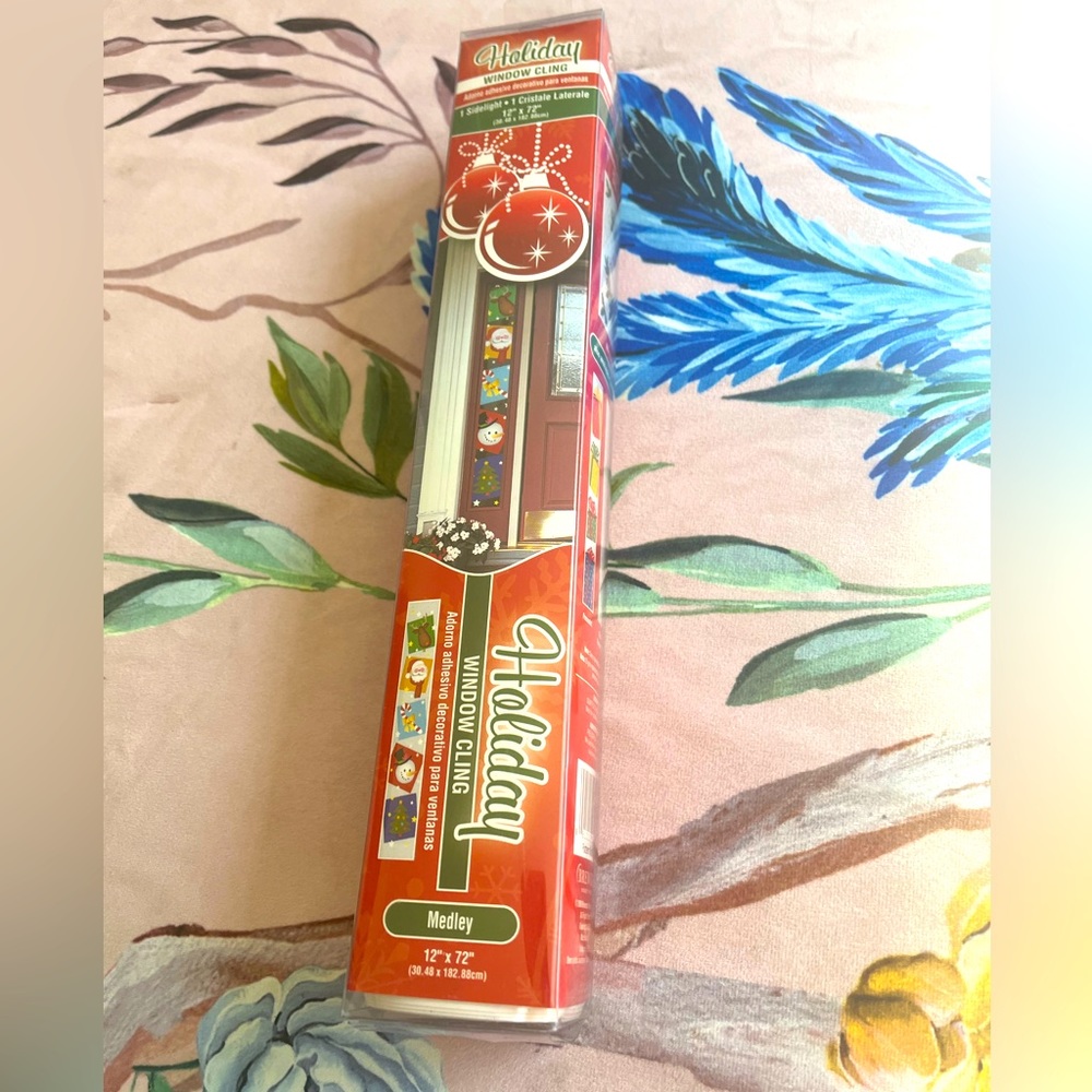 ✨Holiday window cling decorative sticker 12”x72”✨